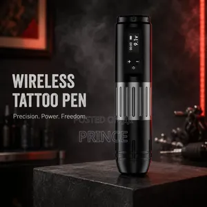 Professional Wireless Tattoo Machine Kit (Tuffking Case + Inks)