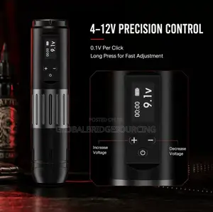 Professional Wireless Tattoo Machine Kit (Tuffking Case + Inks)