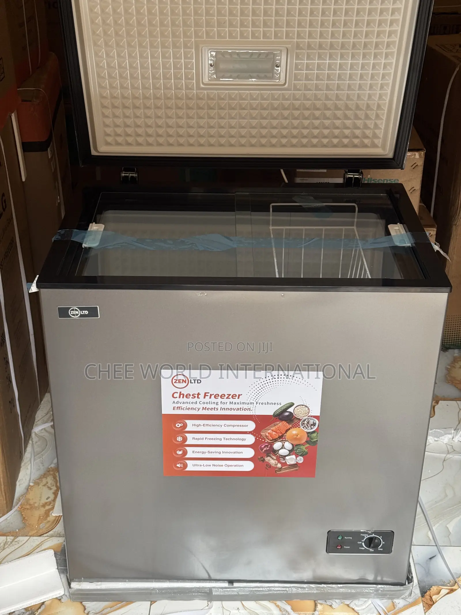 Original Zen LTD 170L Chest Freezer – Fast Freezing