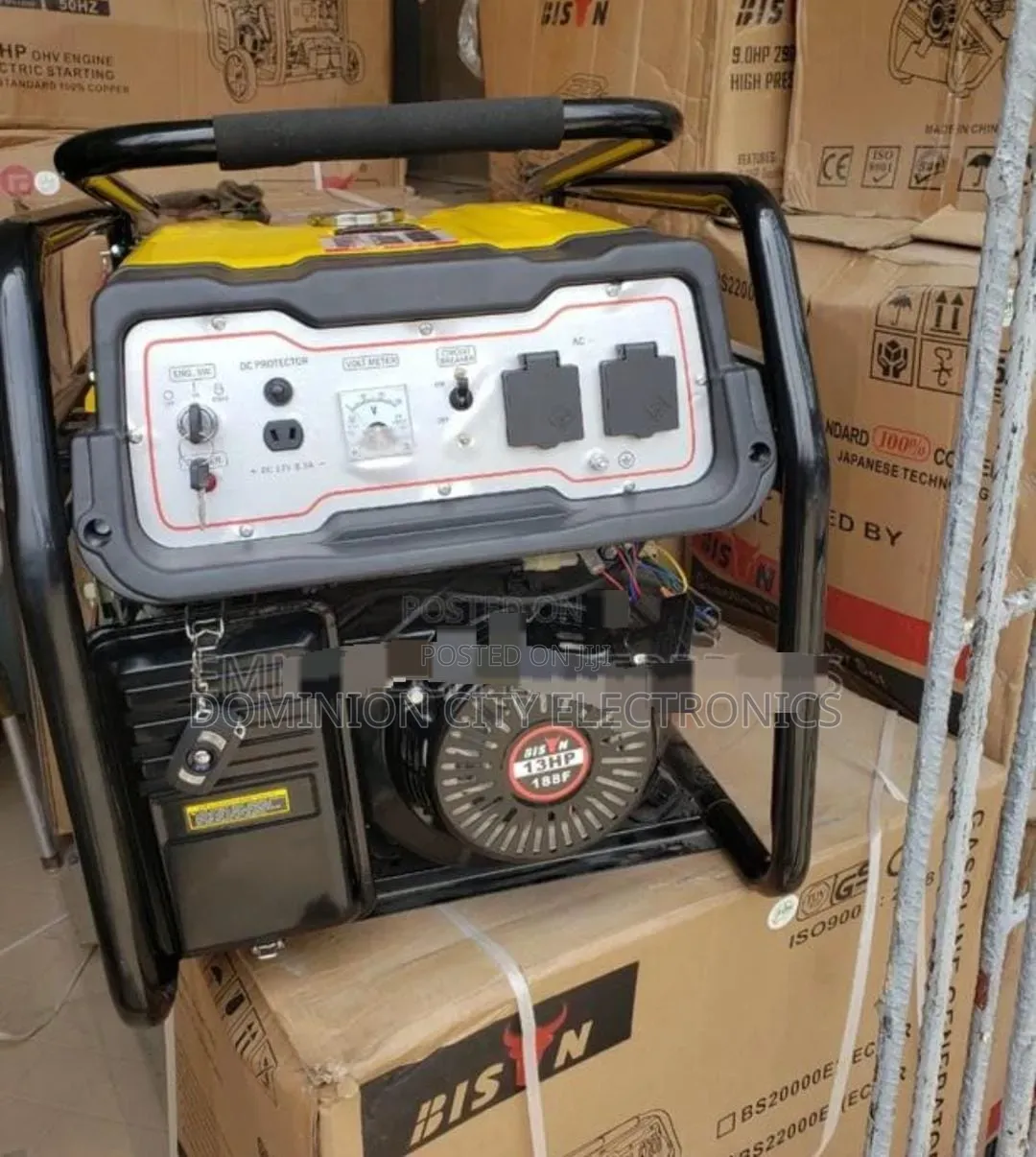 10kva Bison Remote Control Petrol Generator 100%copper Coil
