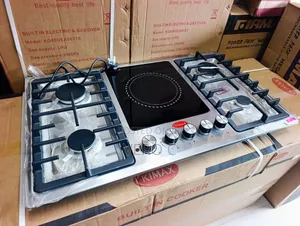 Quality Stainless Steel 4 Gas Cooker and 1 Electric.