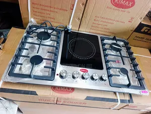 Quality Stainless Steel 4 Gas Cooker and 1 Electric.