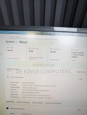 Laptop Sager NP9877 32GB Intel Core i7 SSD 512GB