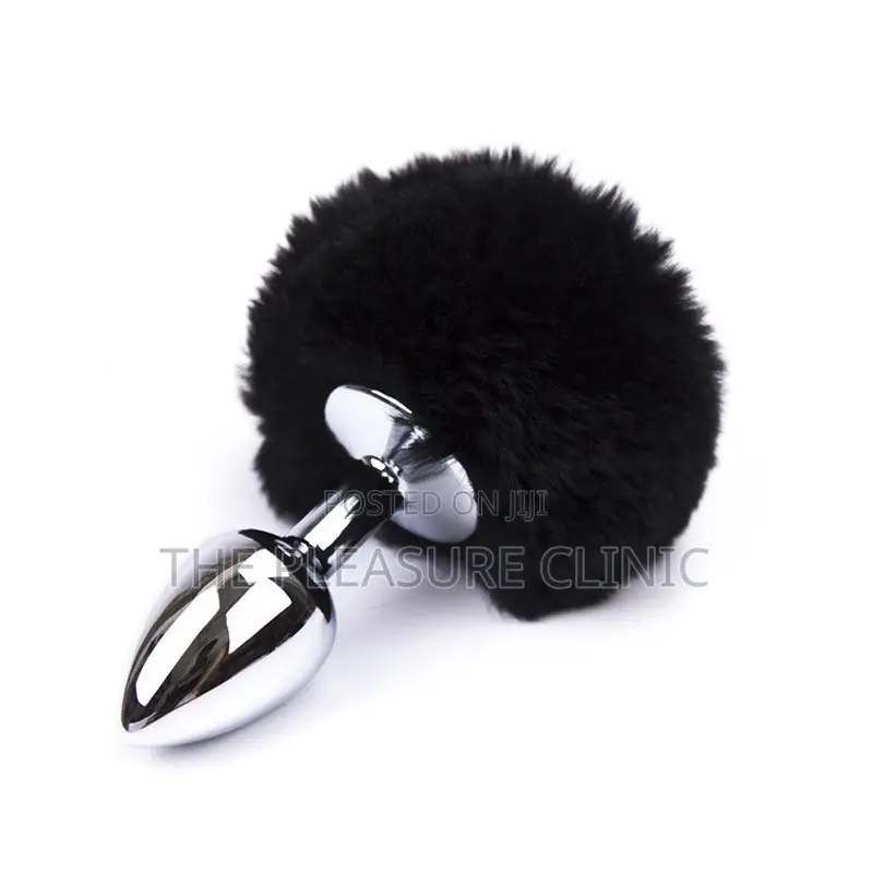 Butt Plug With Rabbit Fur