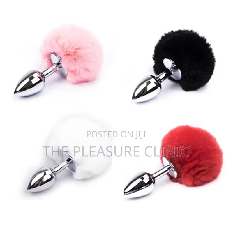 Butt Plug With Rabbit Fur
