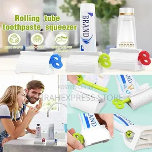 2pcs Easy Squeeze Toothpaste Holder Roller