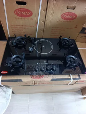 Quality Flip Up 4 Burners Gas and 1 Electric Cooker