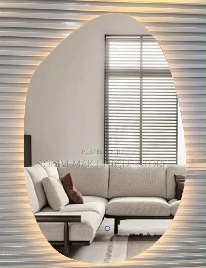 Wall Mounted Mirror With Led Light