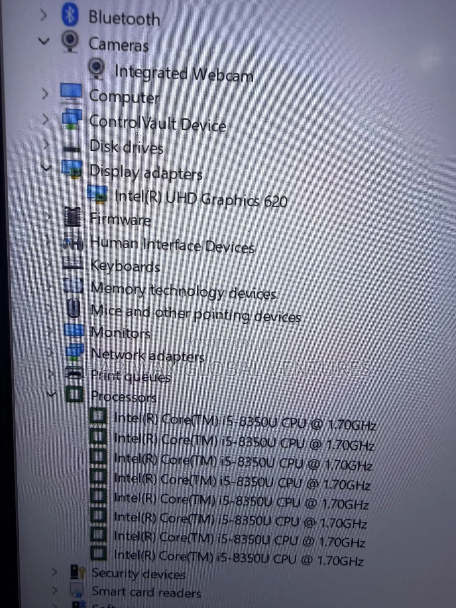 Laptop Dell Latitude 7490 8GB Intel Core i5 SSD 256GB