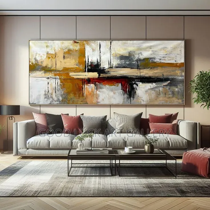 Abstract Printing on Canvas