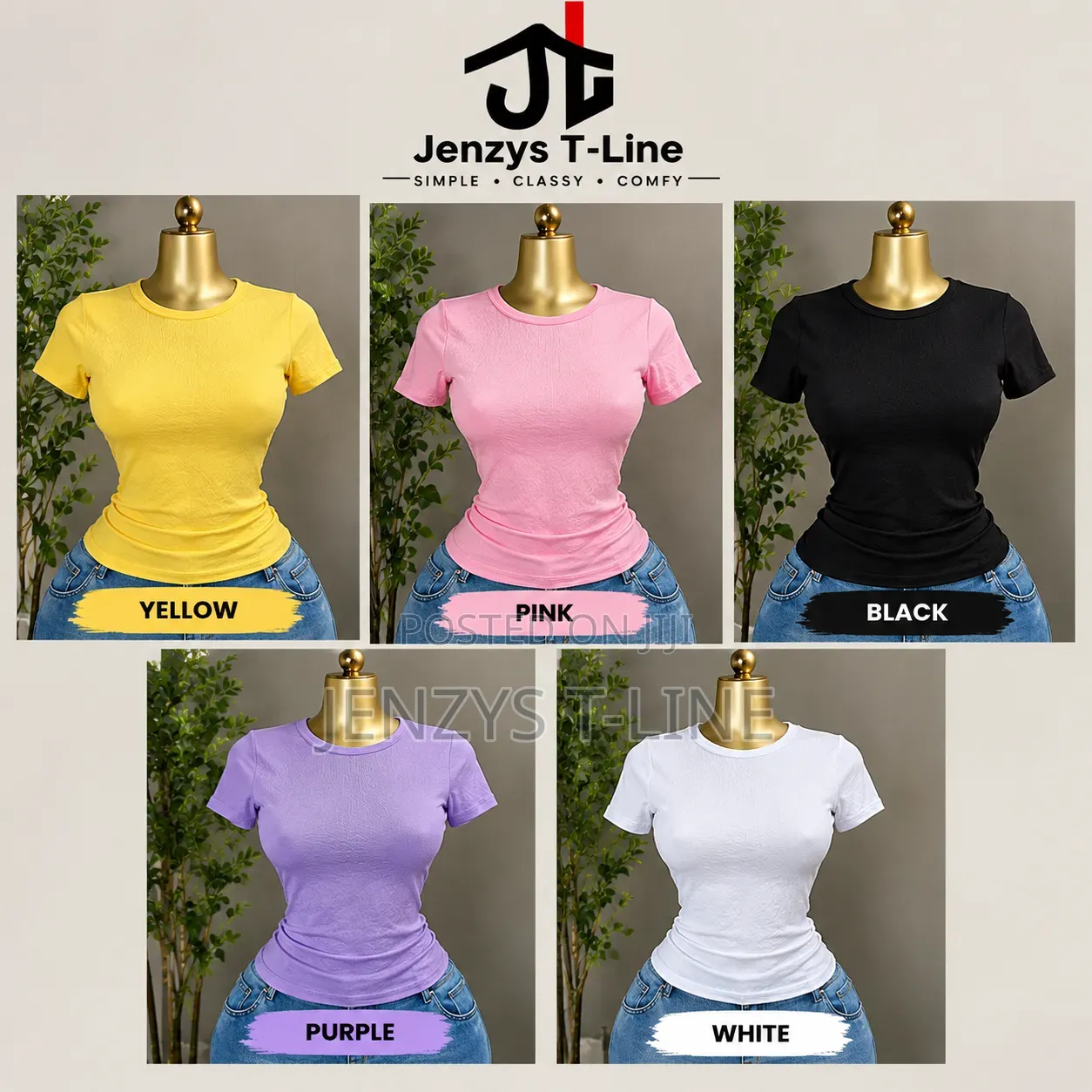 Plain Basic Tops