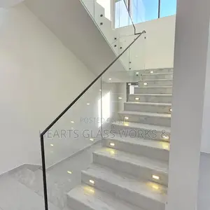 Modern Glass Staircase Handrail With 10mm Tempered Glass