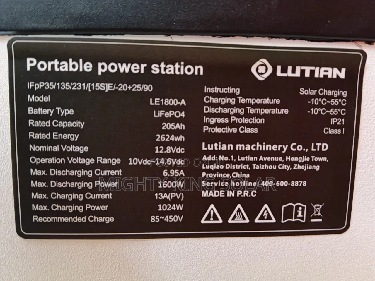 2624kwh Lutian Solar Generator