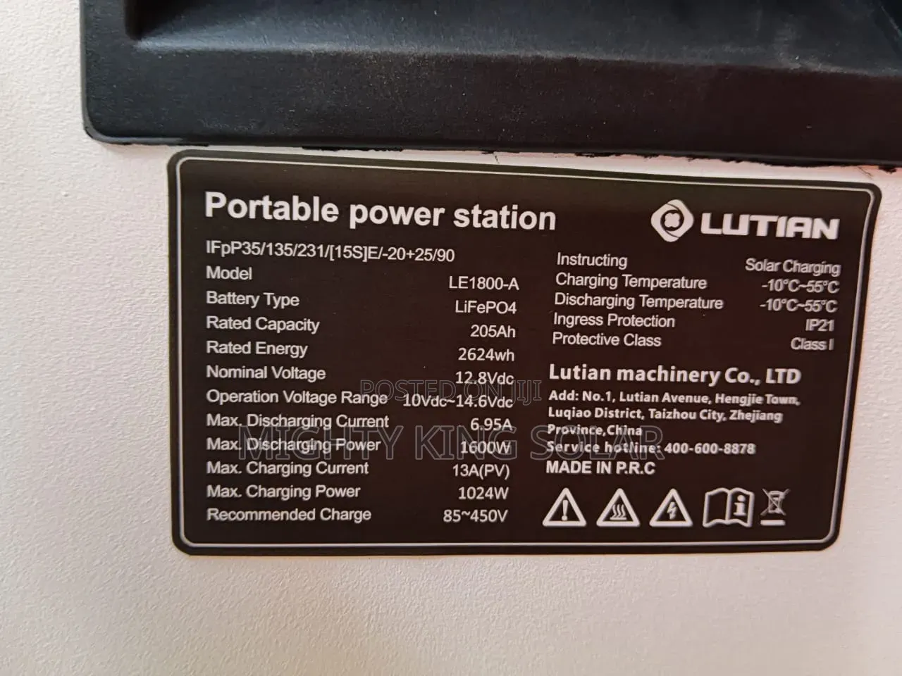 2624kwh Lutian Solar Generator