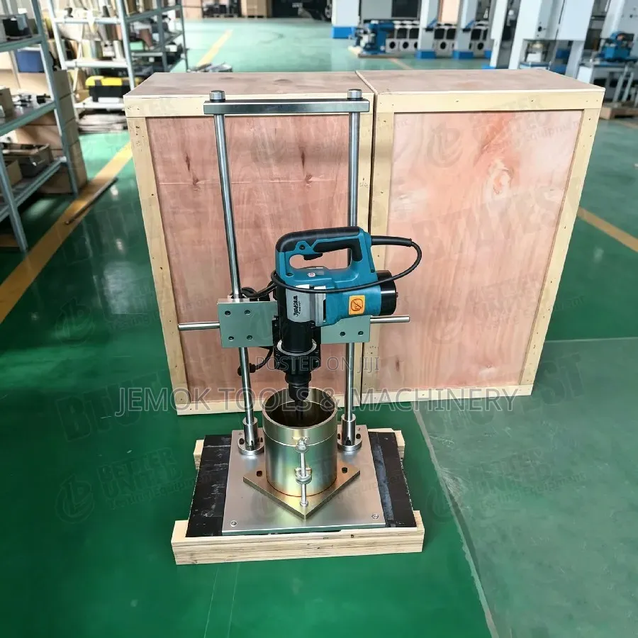 Vibrating Hammer Testing the Compaction CBR Soil Specimens