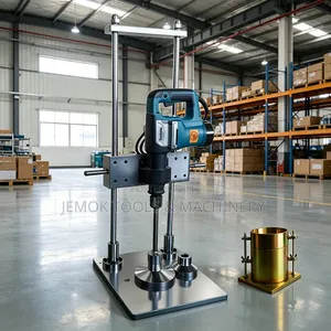 Vibrating Hammer Testing the Compaction CBR Soil Specimens