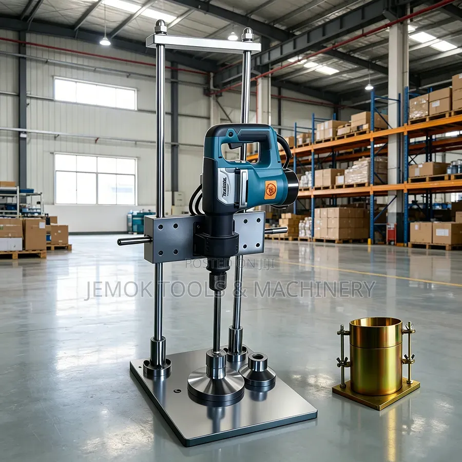 Vibrating Hammer Testing the Compaction CBR Soil Specimens