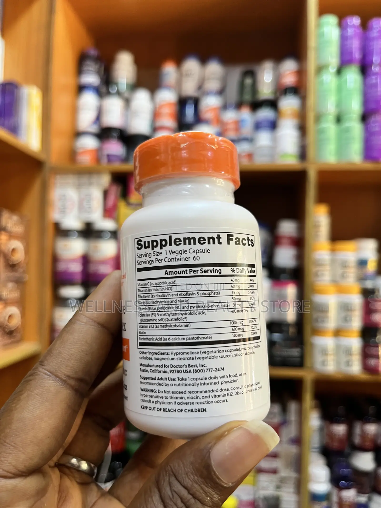Doctor’s Best Fully Active B Complex – B Vitamins Supplemen