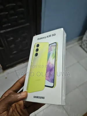 New Samsung Galaxy A35 128 GB Yellow