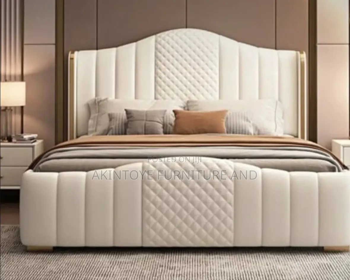6/6king Size Bed With 2 Bed Drawers