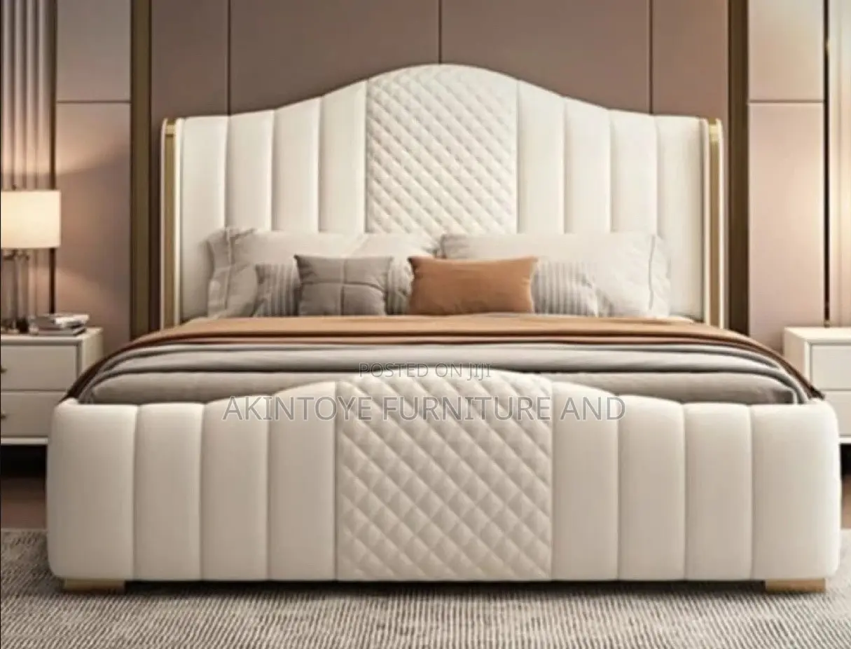 6/6king Size Bed With 2 Bed Drawers