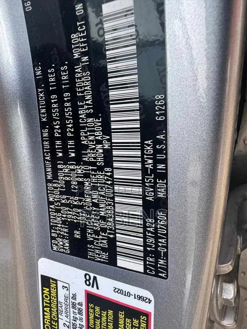Toyota Venza 2015 Silver