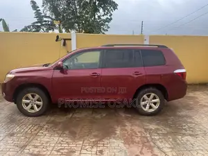 Toyota Highlander V6 2009 Burgundy