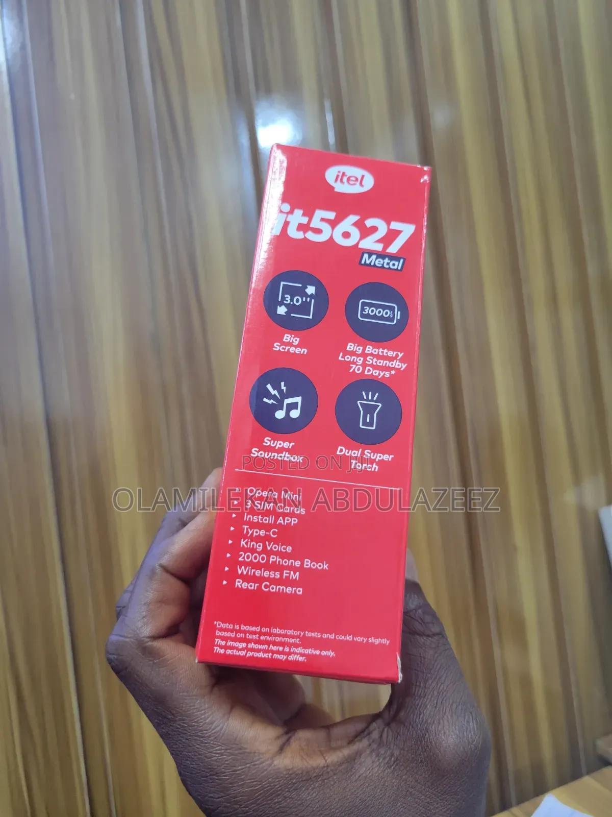 New Itel it5627 Black
