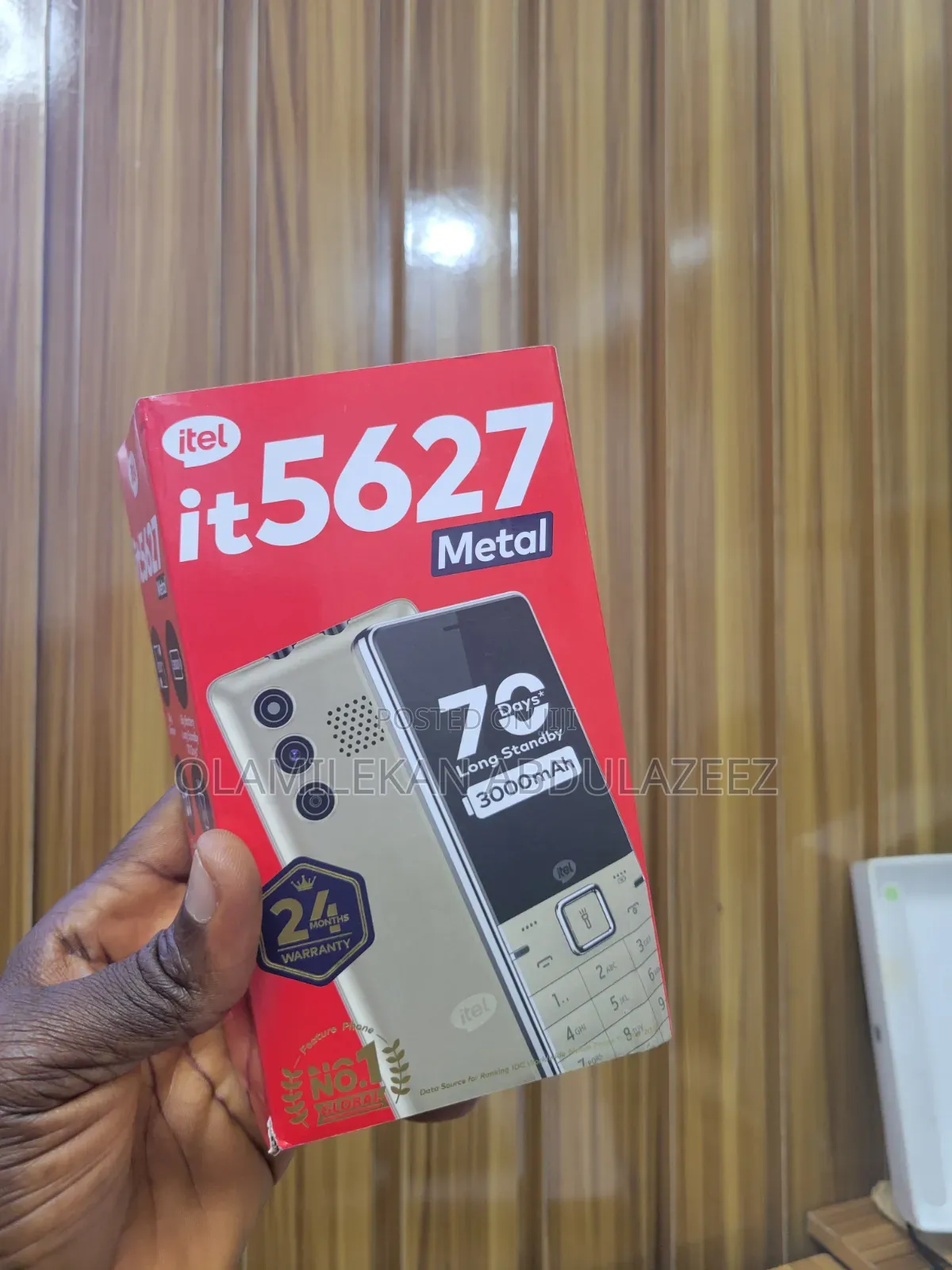 New Itel it5627 Black