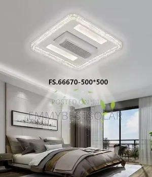 Modern Bladeless Fan Chandelier Light