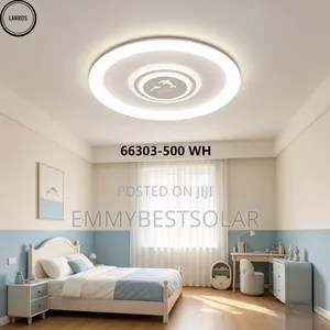 Modern Bladeless Fan Chandelier Light
