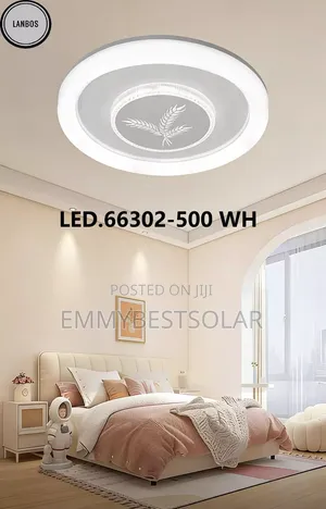 Modern Bladeless Fan Chandelier Light