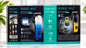Waikil Max Professional Rechargeable Hair Clipper With Digital Display