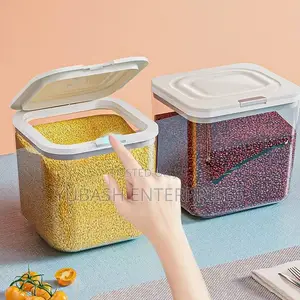8L Pop-Up Acrylic Rice Bin.