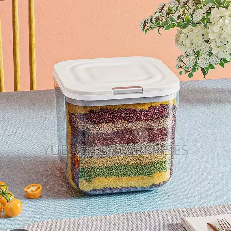 8L Pop-Up Acrylic Rice Bin.