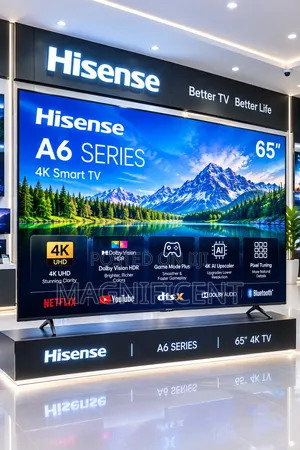 Hisense A6 Series 65′′ Smart TV – Premium Showroom Display