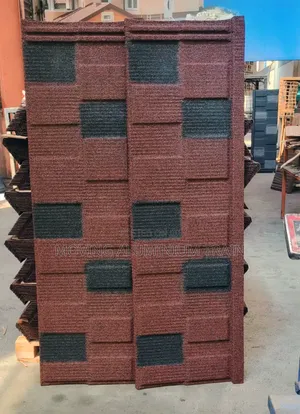 Red and Black Shingle Roofing Sheets