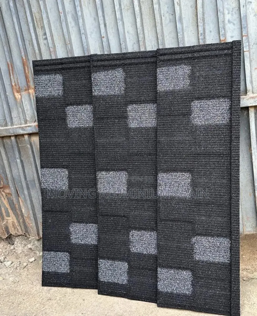 Shingle Roofing Sheets Black and White Patches