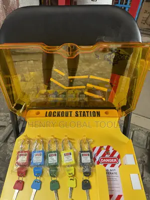 LOTO Lockout Station – Safety Lockout Kit