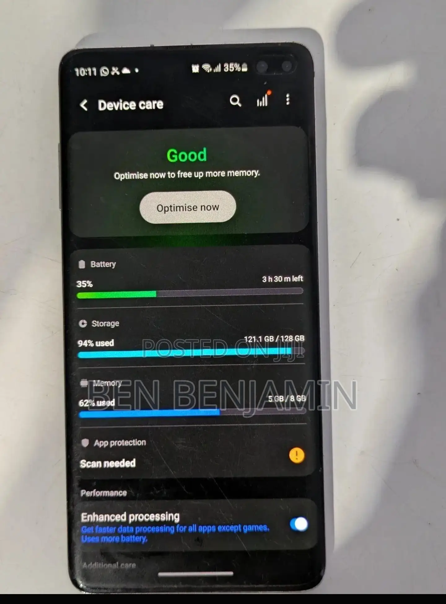 Samsung Galaxy S10 Plus 128 GB Graphite
