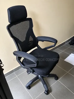 Ergonomic Mesh Office Chair With Headrest Footrest