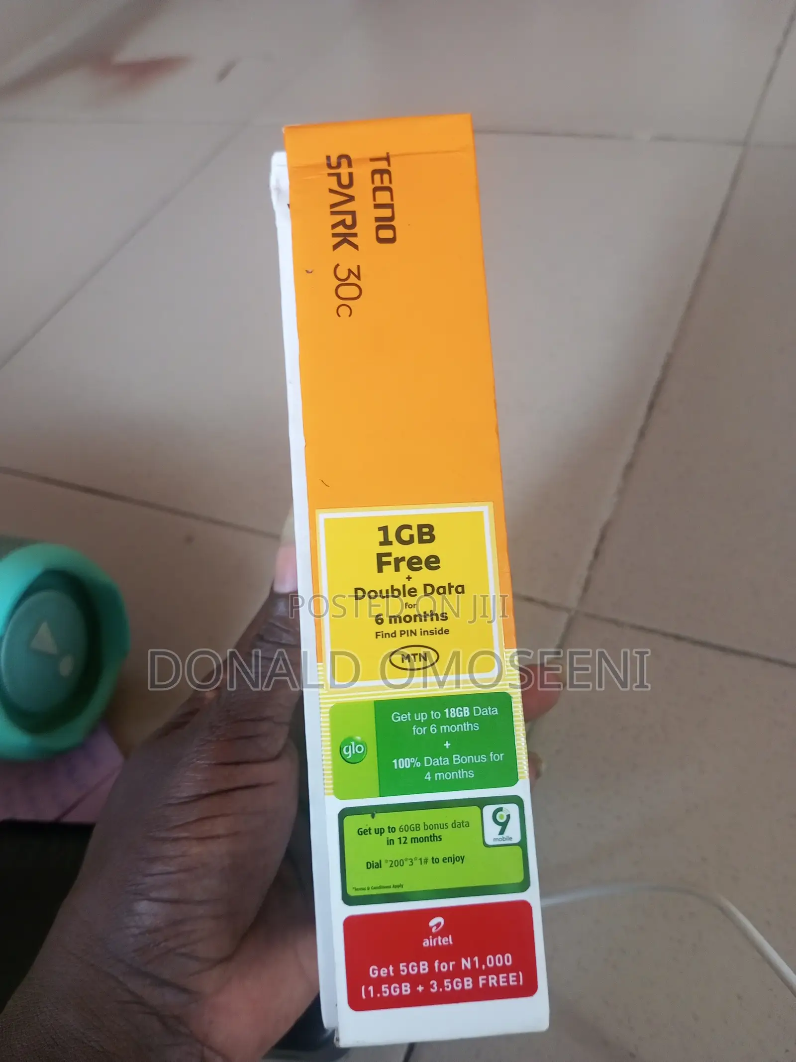 Tecno Spark 30C 128 GB Black