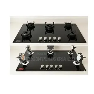 Kimax 90cm 5 Gas Burner 8mm Thickness Glass Built-in Cookertop Hob