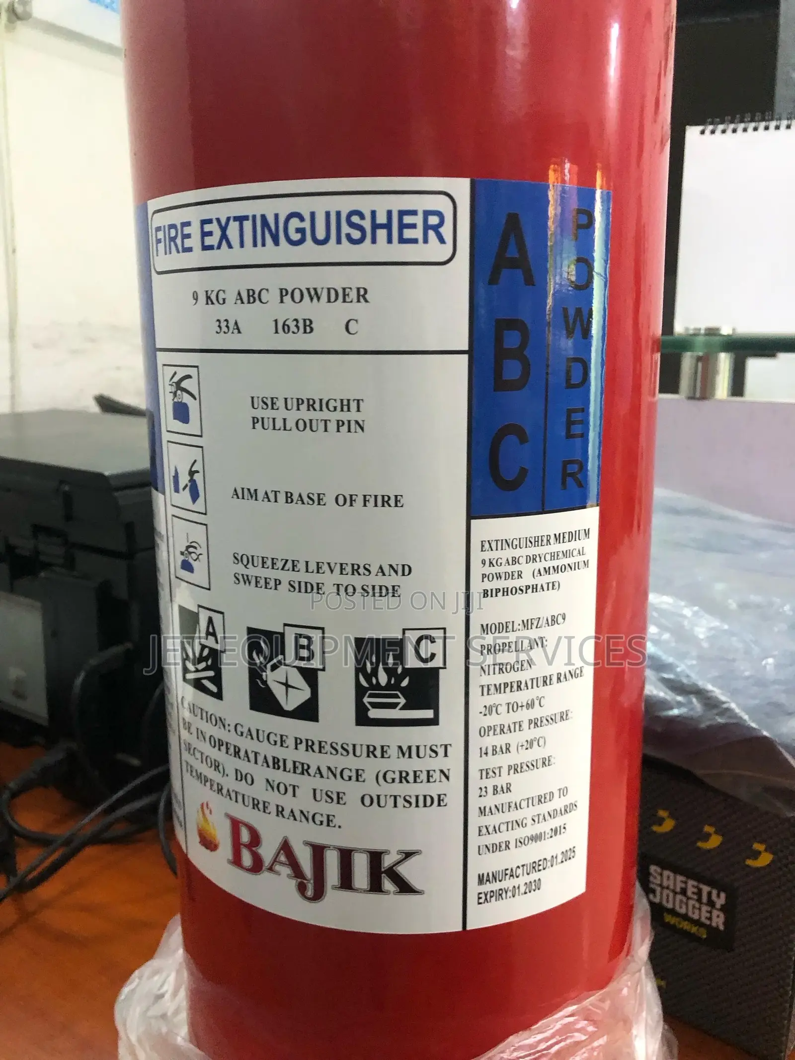 9kg DCP Fire Extinguisher