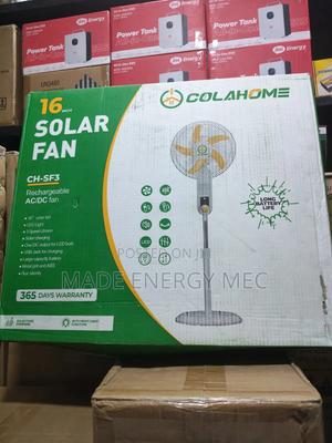 Colahome 16′′ Rechargeable Solar Fan – CH-SF3 | AC/DC Fan