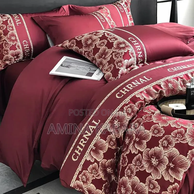 Chanel Coco 6x6 Duvet Set 4pcs - Bedsheet Pillowcases