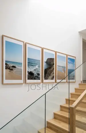 Acrylic River Side View Staircase Wall Arts Frames