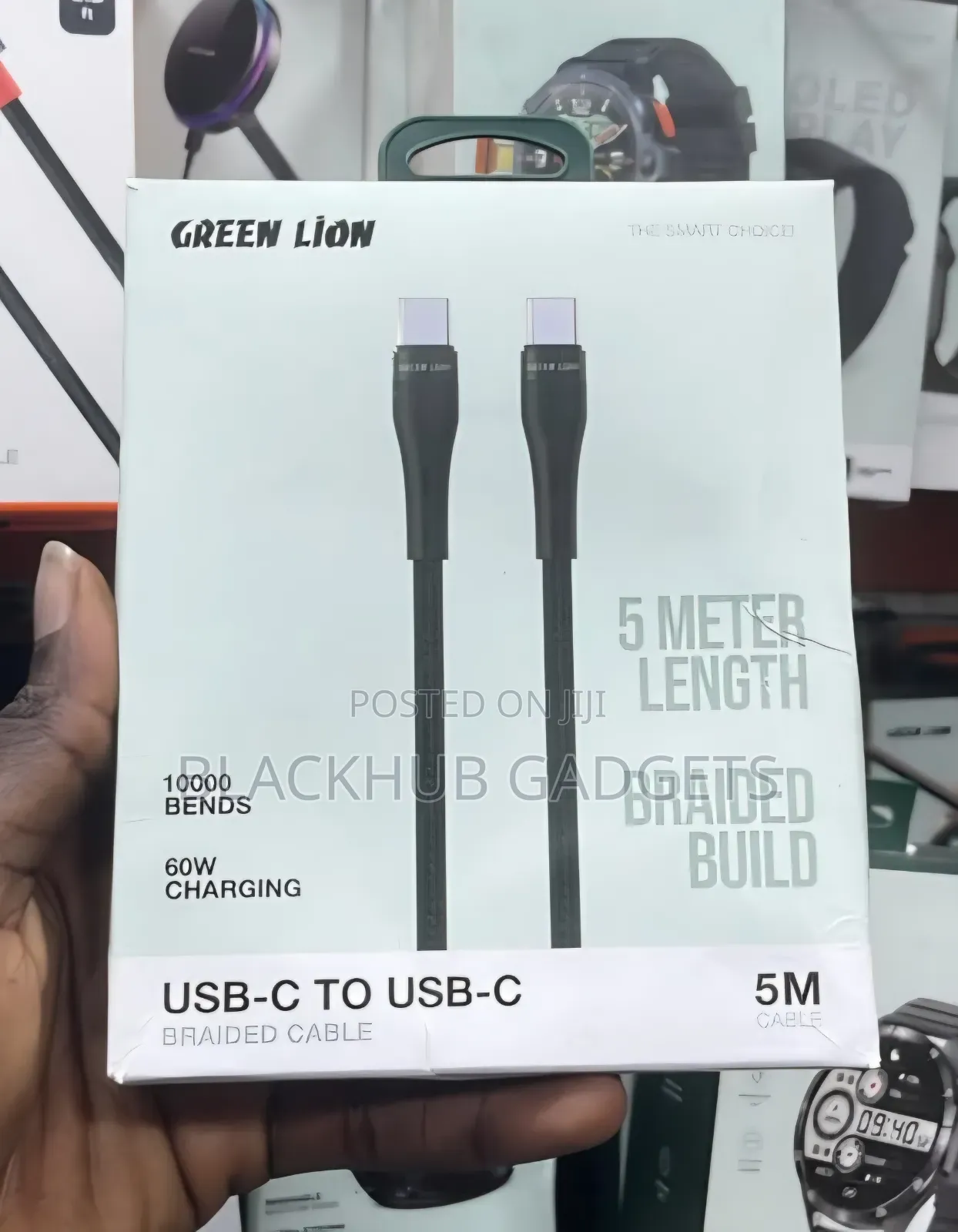 Green Lion Type C to C 5M Cable