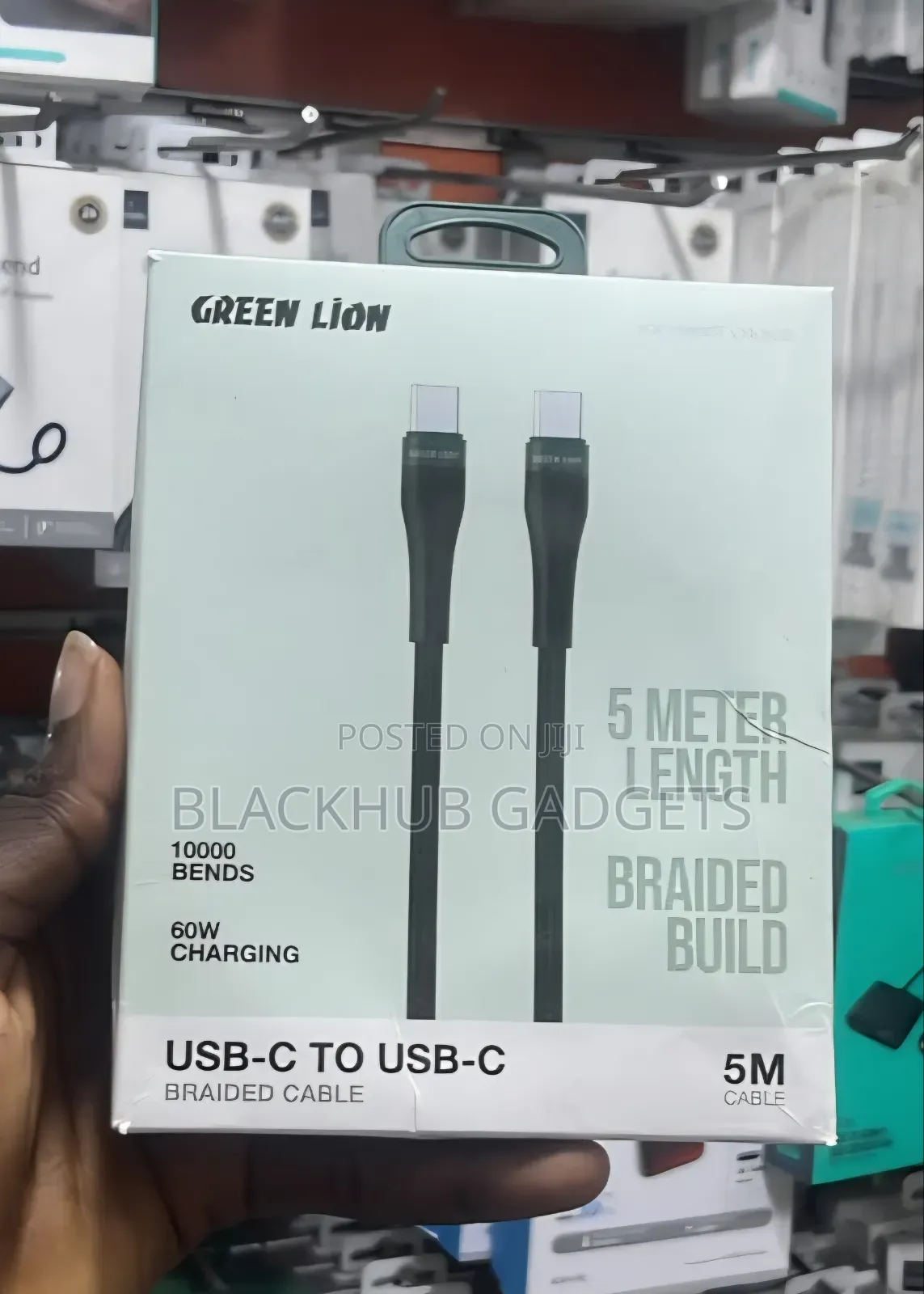 Green Lion Type C to C 5M Cable