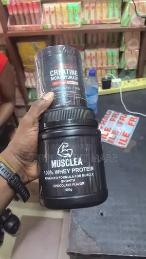 Whey Protein + Creatine Powder (Free Delivery Within Lagos)
